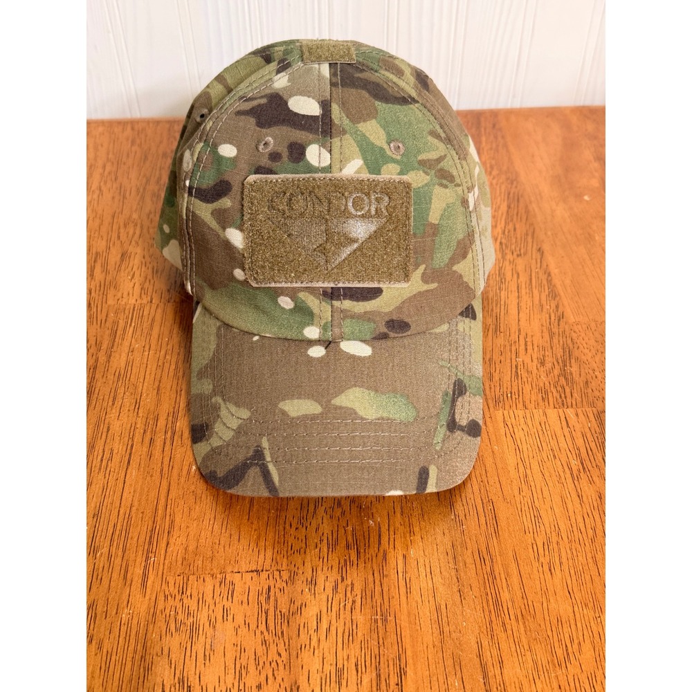 Condor Tactical Team Cap‎ MultiCam Camo Ripstop Adjustable Patch Hat